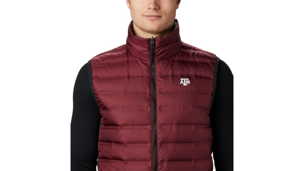Columbia CLG Lake 22 Reversible Vest, TAM - Deep Maroon, Black, 2XL - Mens, 1809301627-XXL