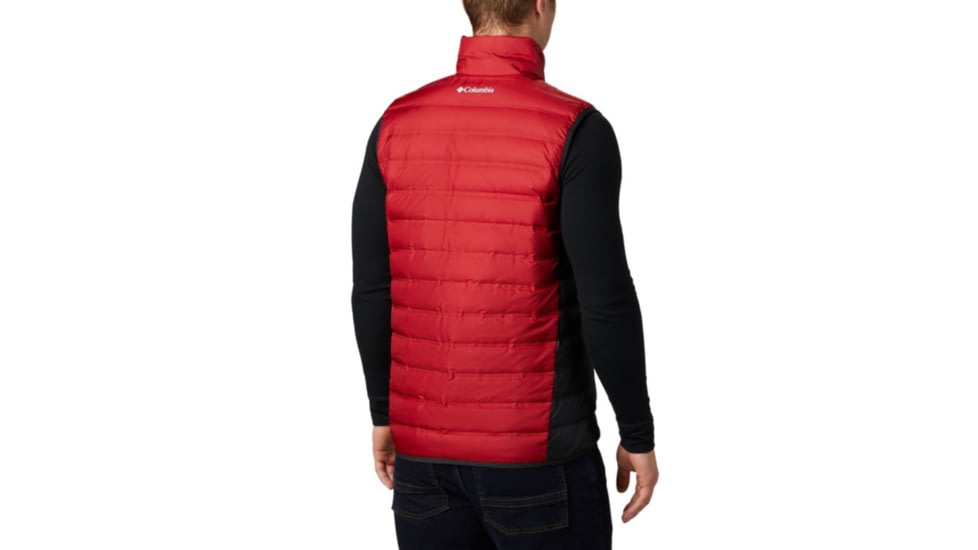 Columbia CLG Lake 22 Reversible Vest, WAZ - Red Velvet, Black, 2XL - Mens, 1809301687-XXL