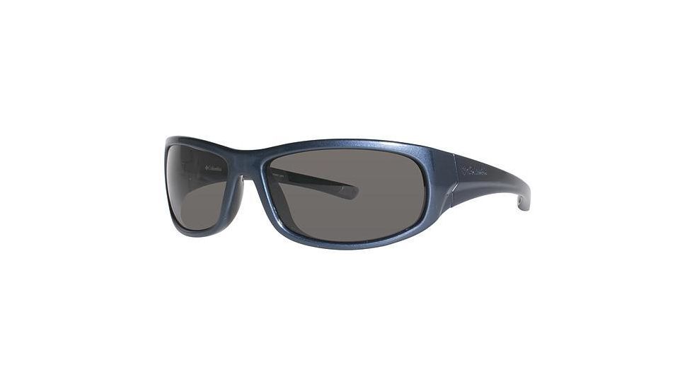 Columbia Granite Tors Sunglasses - Frame Metallic Carbon Blue/Metallic Gunmetal, Lens Color Grey, Size 63/16mm CBGRANITORSPZ615