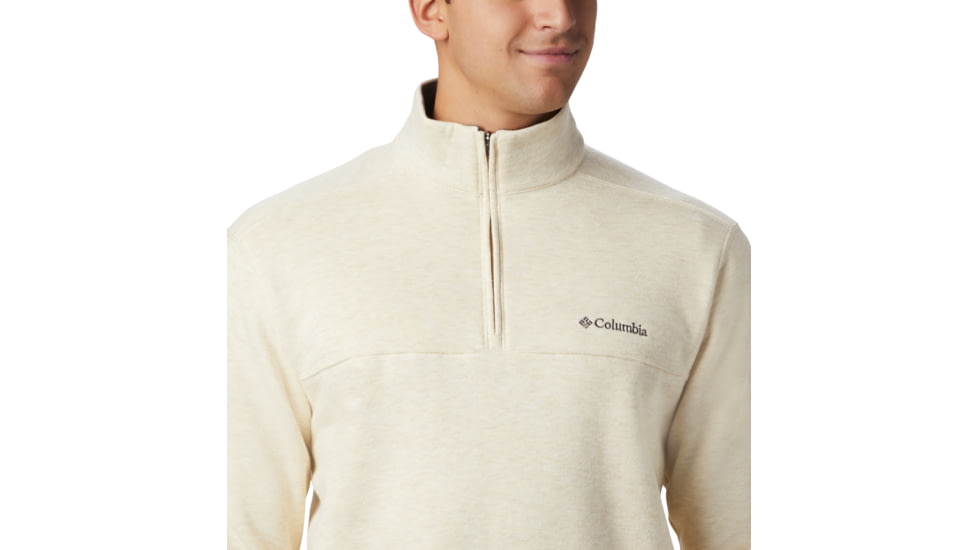 Columbia Hart Mountain II Half Zip Sweatshirt - Mens, Oatmeal Heather, XL, 1411621-242-XL