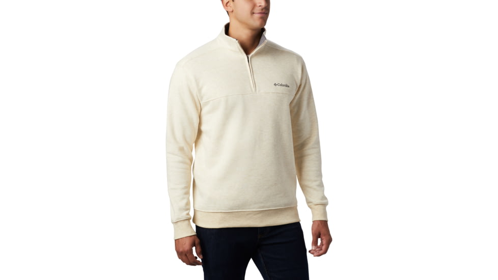 Columbia Hart Mountain II Half Zip Sweatshirt - Mens, Oatmeal Heather, XL, 1411621-242-XL