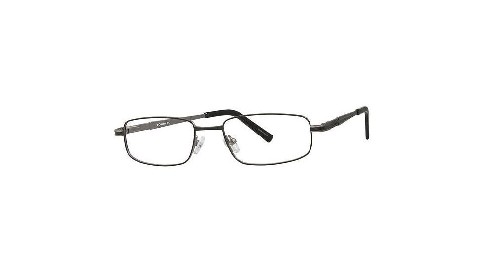Columbia Hinton Single Vision Prescription Eyeglasses - Frame Black/Gunmetal, Size 50/17mm CBHINTON01