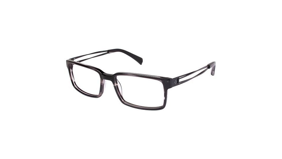 Columbia MCBRIDE Progressive Prescription Eyeglasses - Frame GREY TORT, Size 54/17mm CBMCBRIDE02
