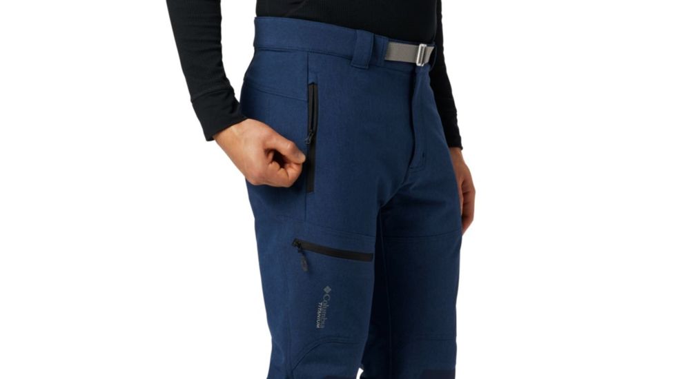 Columbia Mount Defiance Trail Pant - Mens, Collegiate Navy, Black, 28 Waist, 32 Inseam, 1866301464-28