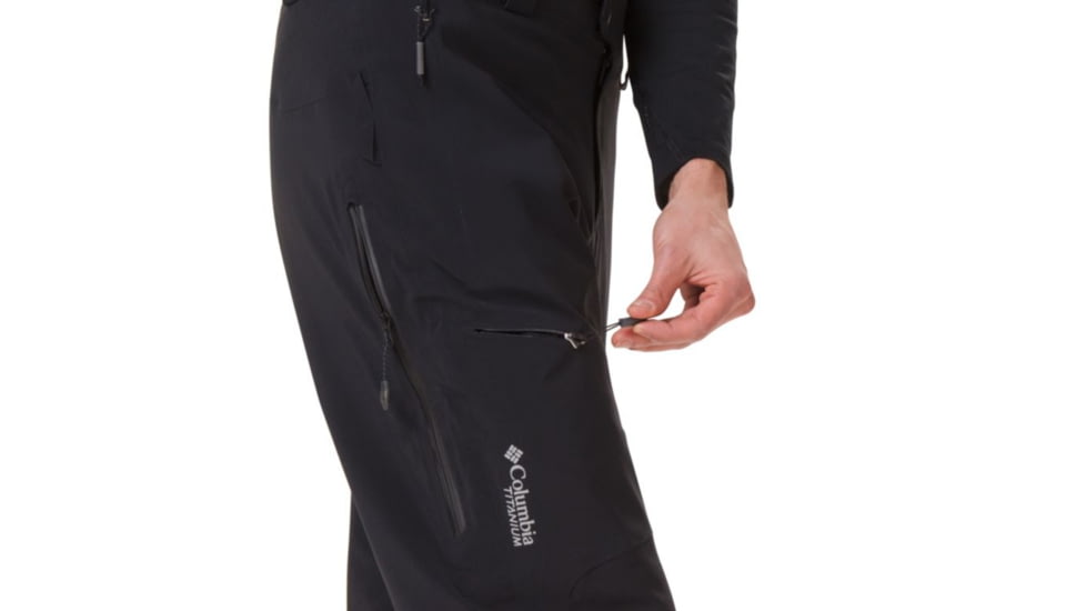 Columbia Powder Keg III Pant - Mens, Black, Extra Large Waist, Regular Inseam, 1864101010-XL