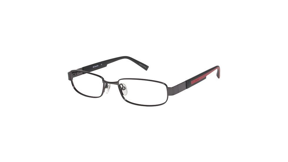 Columbia Saddleback Eyeglass Frames - Frame Gunmetal/Black-red, Size 50/17mm CBSADDLEBACK01