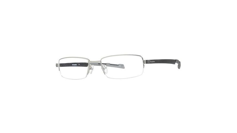 Columbia Sawtooth Bifocal Prescription Eyeglasses - Frame Matte Silver/Grey, Size 51/18mm CBSAWTOOTH03