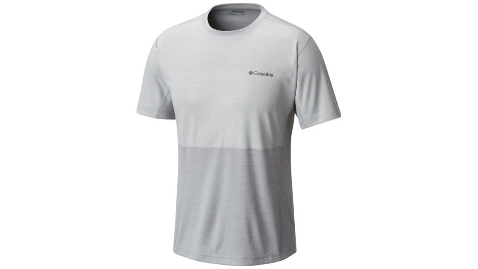 Columbia Solar Chill Short Sleeve Shirt - Mens, Columbia Grey, M 1786351039M
