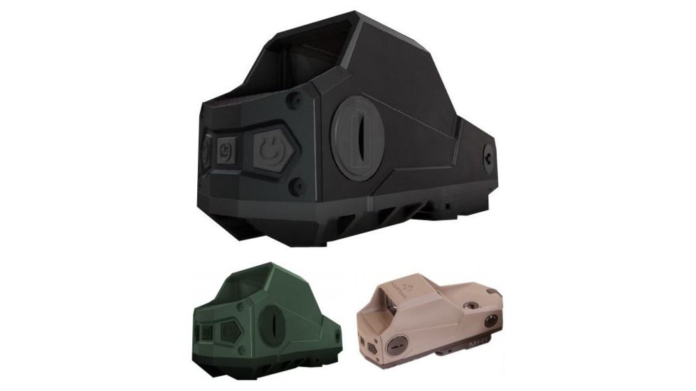 Command Arms Accessories Hartman Red Dot Sight, B Type Reticle, 1 Locking Lever, Black, Green, Tan