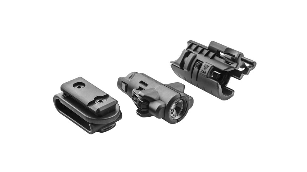 Command Arms Accessories Micro Roni Modular Flashlight Adapter with Flashlight, Black MLA-FL