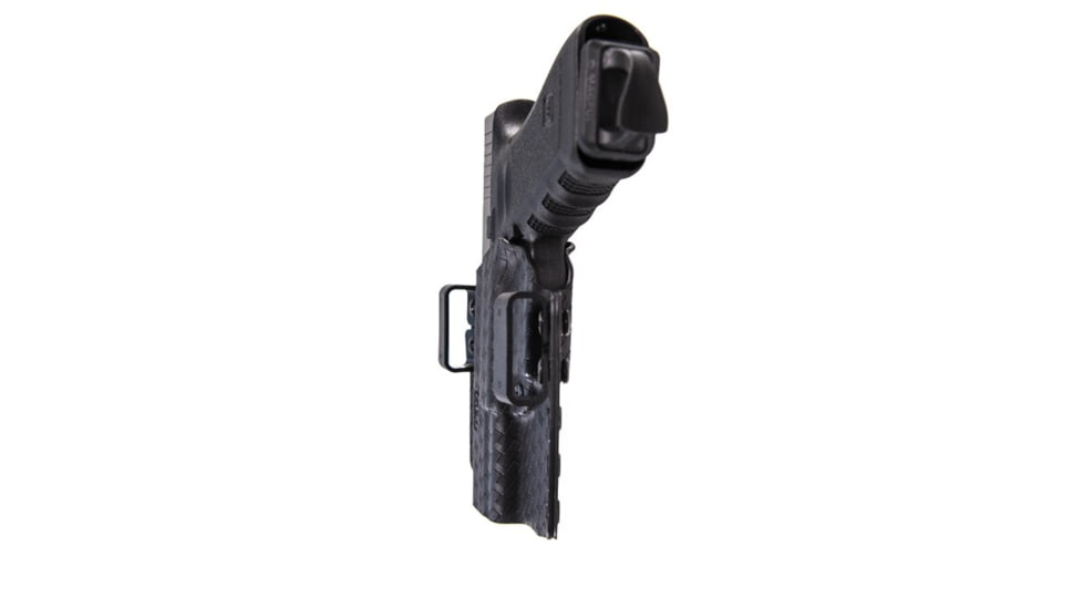 Comp-Tac Basket Weave Warrior OWB Kydex Holster, Glock 17 Gen 5, Right Hand, Black, C847GL044R00N