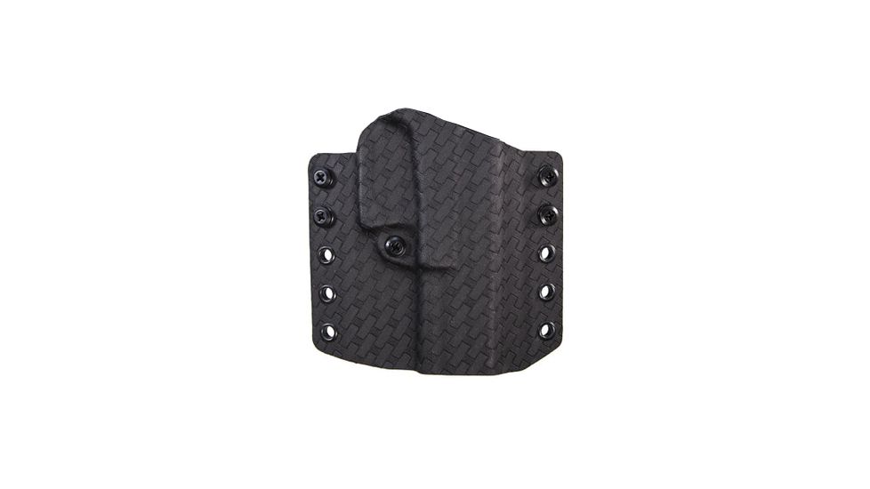 Comp-Tac Basket Weave Warrior OWB Kydex Holster, Glock 17 Gen 5, Right Hand, Black, C847GL044R00N
