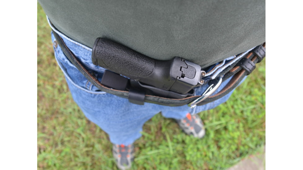 Comp-Tac C756GL297RBKN EV2 Appendix Carry Black Kydex IWB Glock 26 Gen5 Right Ha