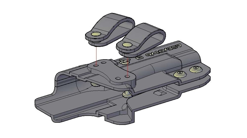 Comp-Tac Infidel Belt Loops, Black, 1.75in, C42275000NBKN