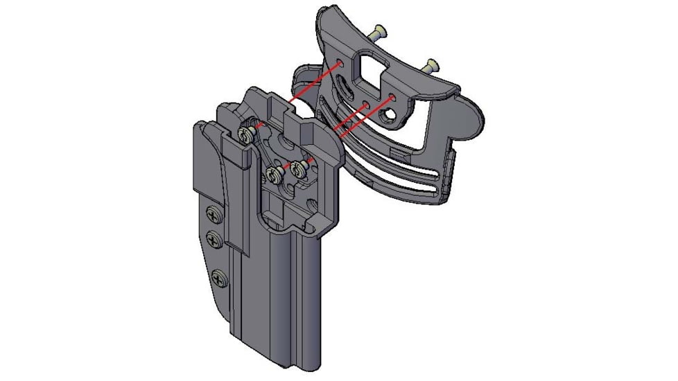 Comp-Tac International OWB Holster, Beretta M9A1, Right, Black, C241BT011RBKN