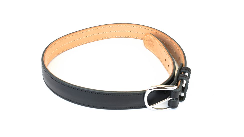 Comp-Tac Kydex Reinforced Contour Leather Belt,Black,36in Waist Size 36BELT-BLK