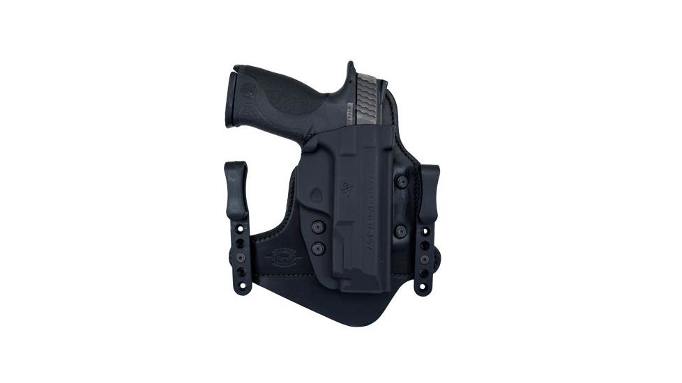 Comp-Tac Neutral Cant Inside The Waistband Appendix Carry Leather Holster, Sig P320/250 Compact, Right Hand, Black 739189108473