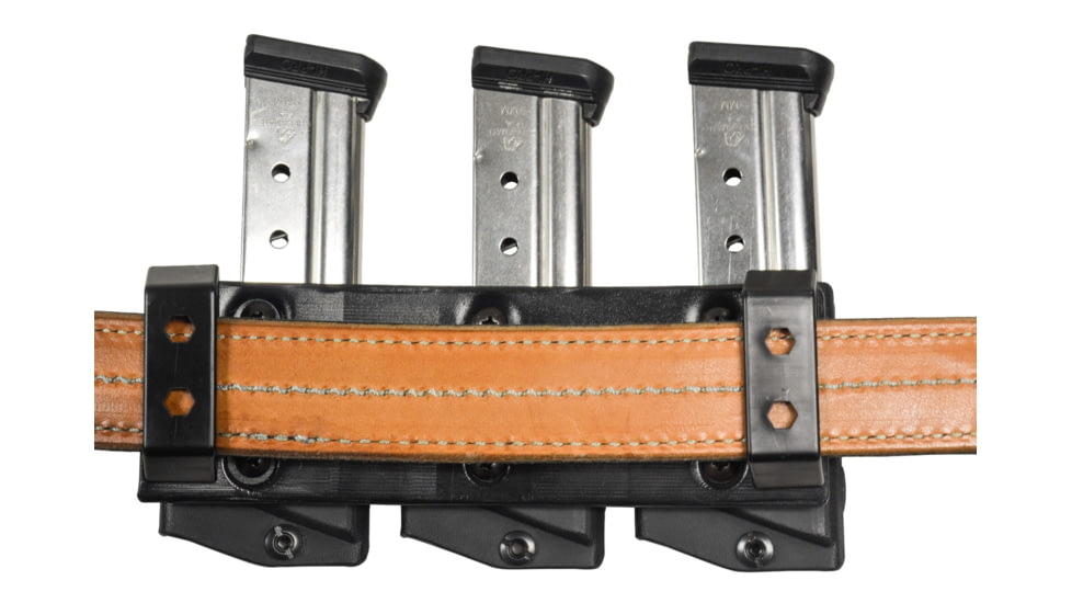 Comp-Tac Tri-Mag Pouch, Slick, Size 11 - Sig Sauer P365, P226 9/40, Springfield XD 9/40, Walther PPQ 9/40, Left Side Carry/Right Hand Shooter, Black, Mag Size 11, C62511SL0LBKN