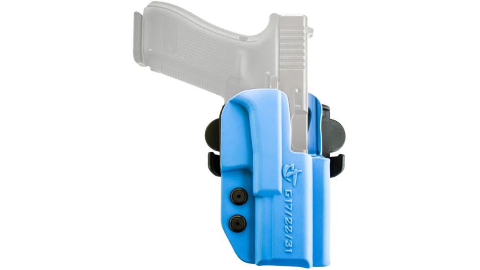 Comp-Tac International OWB Holster, Walther PPQ M1 4in 9mm/PPQ M2 5in, Right, Blue, C241WA217RBUN