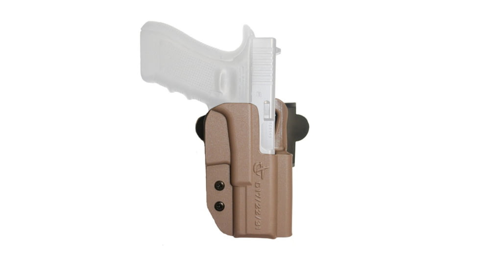 Comp-Tac International OWB Holster, Walther PPQ M1 4in 9mm/PPQ M2 5in, Right, Flat Dark Earth, C241WA217RFDN