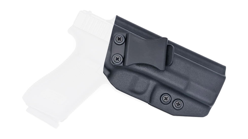 Rounded IWB KYDEX Holster, Glock 17/22/31 Gen 1-5, Right Hand, Black, GLK-172231-BK-RH-VAR
