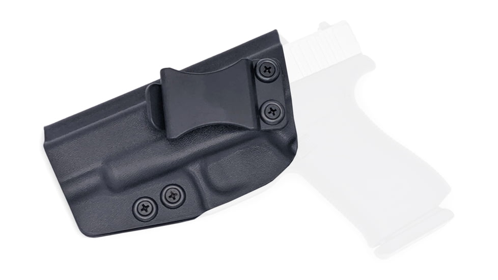 Rounded IWB KYDEX Holster, Glock 48, Left Hand, Black, GLK-G48-BK-LH-VAR