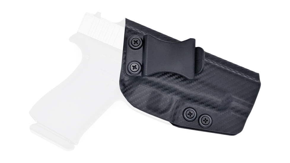 Rounded IWB KYDEX Holster, Glock 48, Right Hand, Carbon Fiber, GLK-G48-CF-RH-VAR