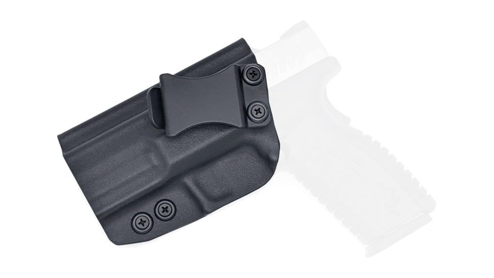 Rounded IWB KYDEX Holster, Springfield XD-M 5.25in, Left Hand, Black, SFA-XDM525-BK-LH-VAR