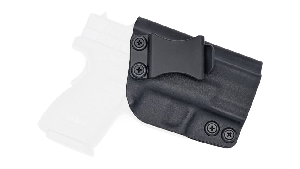 Rounded IWB KYDEX Holster, Springfield XD MOD.2 3.3in 45 ACP Sub-Compact, Right Hand, Black, SFA-XDMOD245-BK-RH