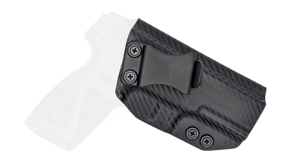 Rounded IWB KYDEX Holster, Taurus G3, Right Hand, Carbon Fiber, TRS-G3-CF-RH-VAR
