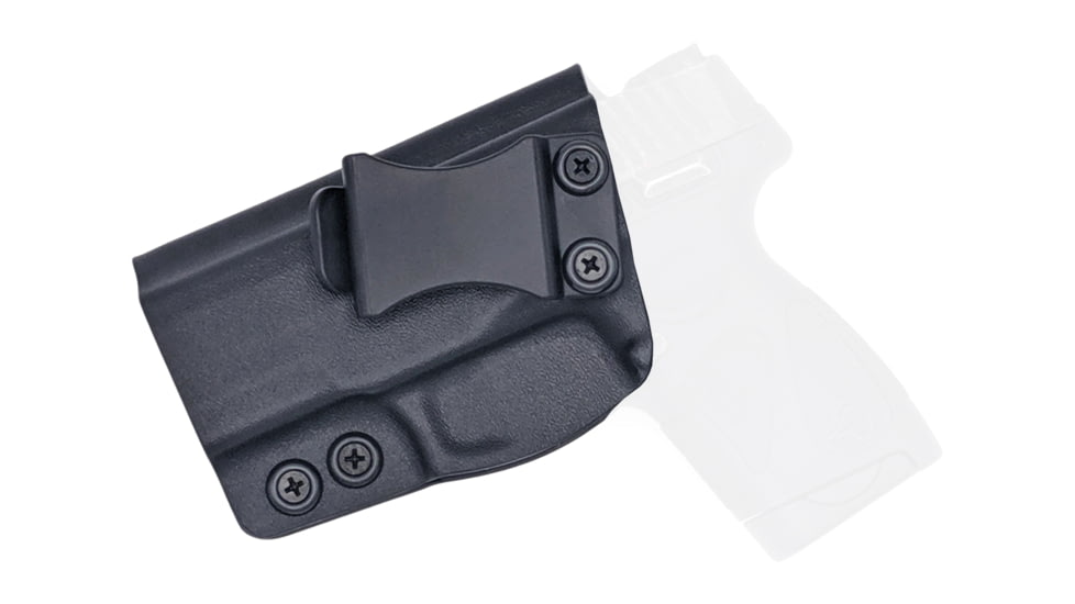 Rounded IWB KYDEX Holster, Taurus PT111/PT140 Millennium G2/G2C, Left Hand, Black, TRS-111G2-BK-LH-VAR