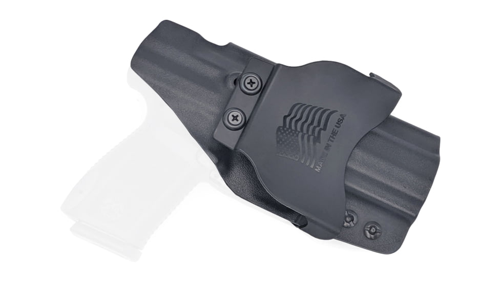 Rounded OWB KYDEX Paddle Holster, Canik TP9SF/TP9SF Elite, Left Hand, Black, CNK-TP9SFELT-BK-LH-OWBPDL