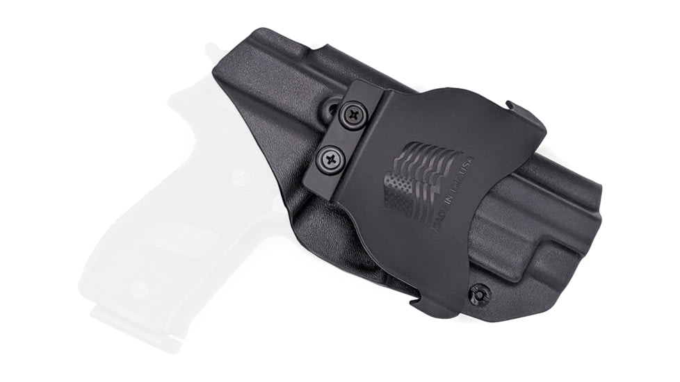 Rounded OWB Paddle Holster, Sig Sauer P320 XFIVE LEGION, Right Hand, Black, SSR-P320X5-BK-RH-OWBPDL