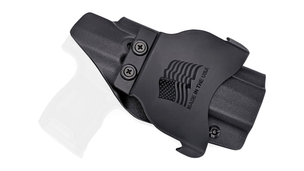 Rounded OWB KYDEX Paddle Holster, Sig Sauer P365 XL, Left Hand, Black, SSR-P365XL-BK-LH-OWBPDL