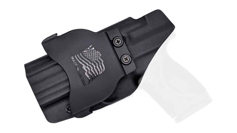 Rounded OWB Paddle Holster, Smith &amp; Wesson M&amp;P 4.25in, Right Hand, Black, SWN-MP425940-BK-RH-OWBPDL