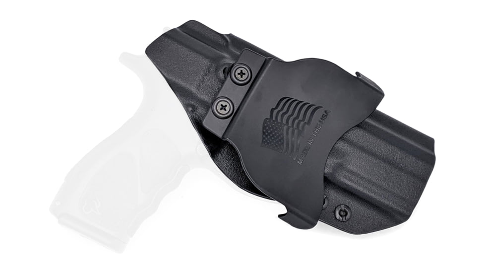 Rounded OWB KYDEX Paddle Holster, Taurus TH9/TH40 Full Size, Left Hand, Black, TRS-TH9TH40-BK-LH-OWBPDL