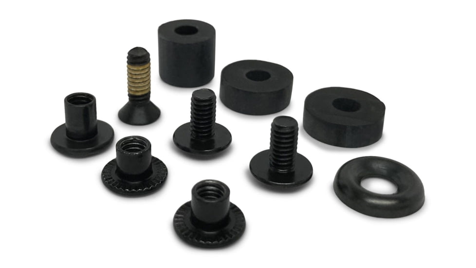 Rounded Concealment Express Spare Hardware Kit - Tuckable Holster, One Size, Black, CEX-TUCKHRDWRKT