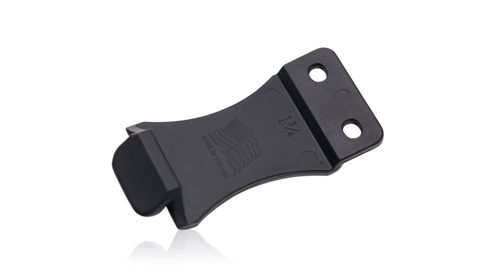 Rounded Tactical 1.75in Fiber Reinforced Stealth Belt Clip for IWB Holster, Black, One Size, CEX-175BLTCLP