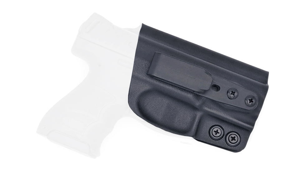 Rounded Tuckable IWB KYDEX Holster, Heckler &amp; Koch VP9SK, Right Hand, Black, HKH-VP9SK-BK-RH-TUCK