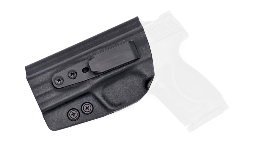 Rounded Tuckable IWB KYDEX Holster, Smith &amp; Wesson M&amp;P 9C/40C Compact Gen 1, Left Hand, Black, SWN-MP9C40C-BK-LH-TUCK