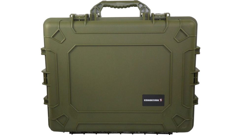 Condition 1 024 Deep Storage Case,Green w/Pick N Pluck Foam H024GNF8541AC1