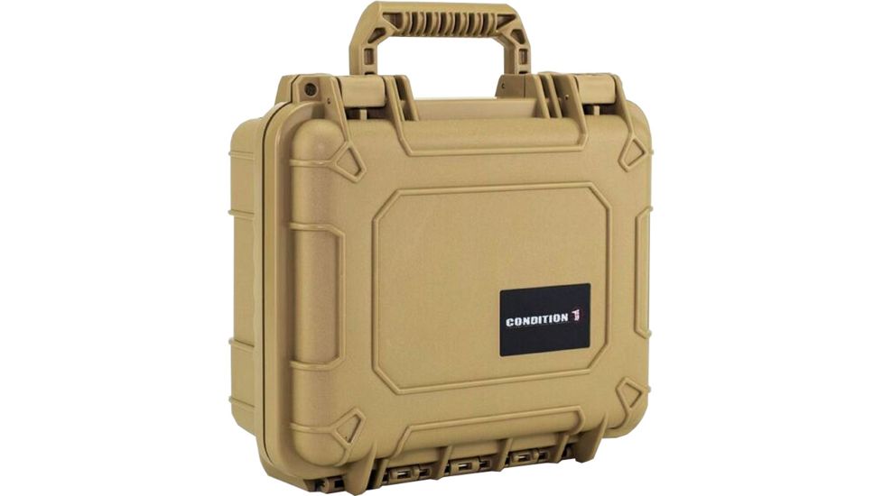Condition 1 075 Medium Watertight Storage Case w/ Foam, Tan H075TNF8542AC1