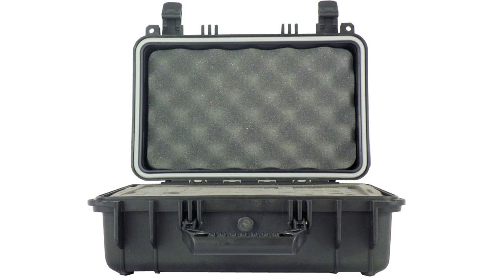 Condition 1 232 Airtight/Watertight Protective Small Case,Black w/Pick N Pluck Foam H232BKF9085AC1