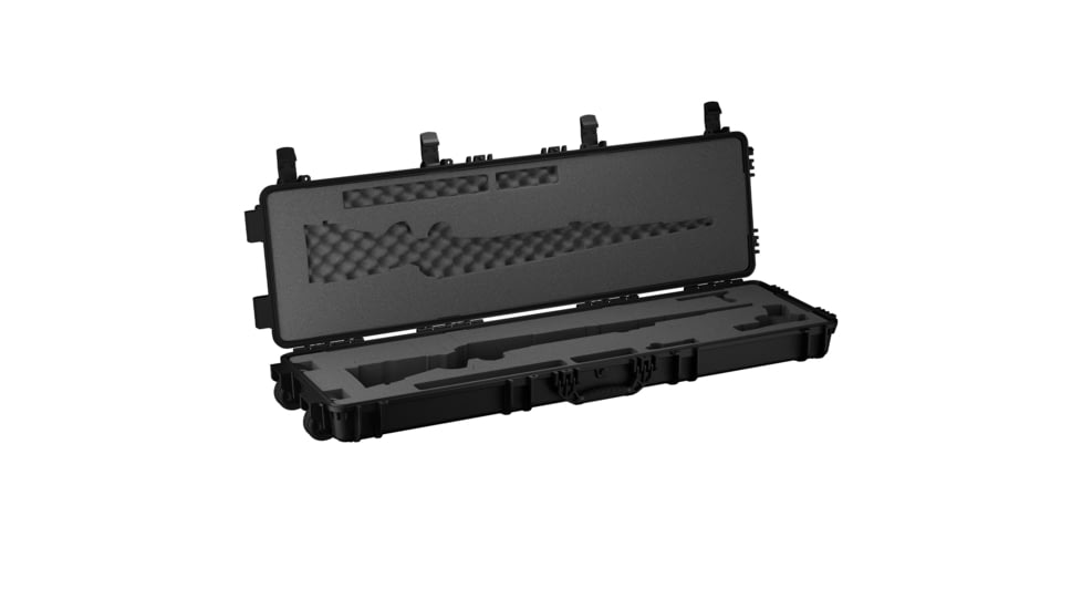 Condition1 55&quot; 2 Gun Case #818, Black, Pre-Cut Foam Hunting Rifle + Pistol, H818BKF13142-1AC1