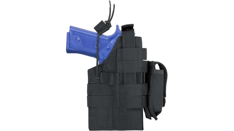 Condor Outdoor Ambidextrous Holster w/ Two Removable MOLLE Straps, Black, H-GLOCK-002