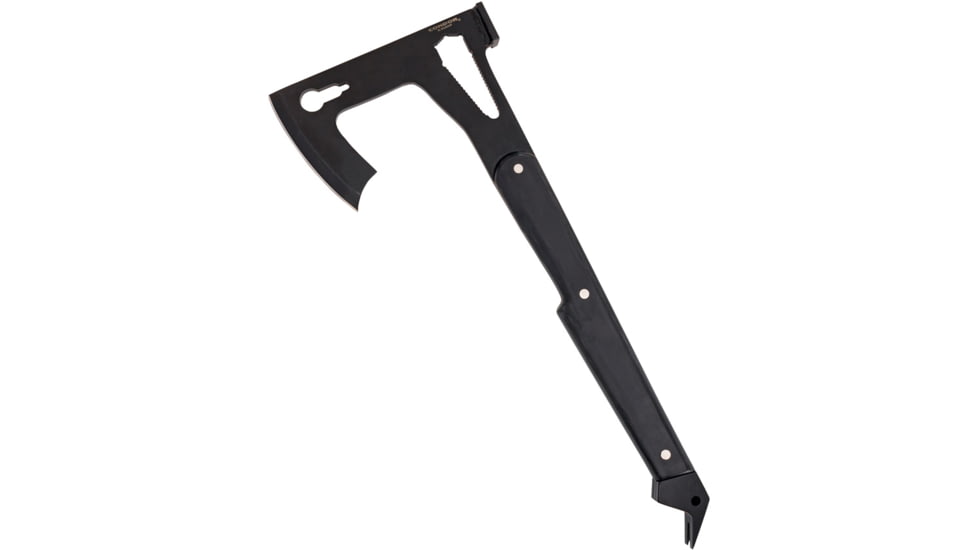 Condor Blackout Hawk Axe, 7.25 black powder coated 1075HC steel axe head wi, Black micarta handle, CTK1817-7.26HC