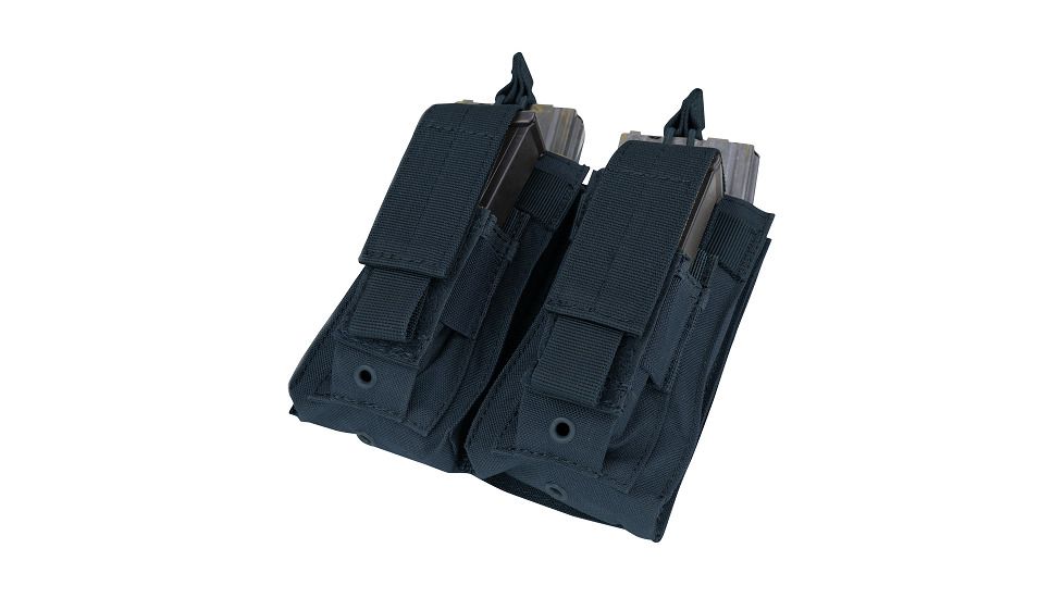 Condor Outdoor Double Kangaroo Mag Pouch, Navy, MA51-006