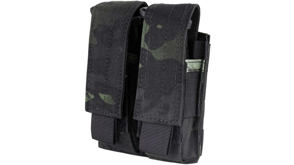 Condor Outdoor Double Pistol Mag Pouch, Multicam Black, MA23-021