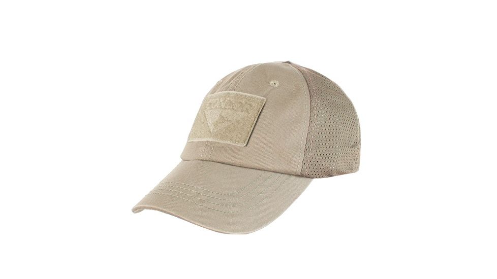 Condor Outdoor Mesh Tactical Team Cap, Tan, TCTM-003