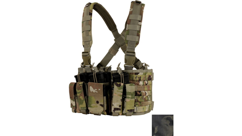 Condor Outdoor Recon Chest Rig, Multicam Black, MCR5-021